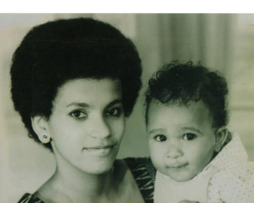 Princess and her first born, Adeniran Jr.