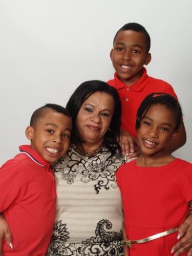 Momsie with her Oldest Grandchildren.